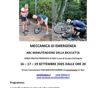 corso pratico di manutenzione bici